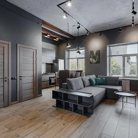 Deribasovskaya 18 Loft Lägenhet *
